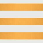 Auvent rétractable jaune et blanc 5x3 m tissu et aluminium – Image 6