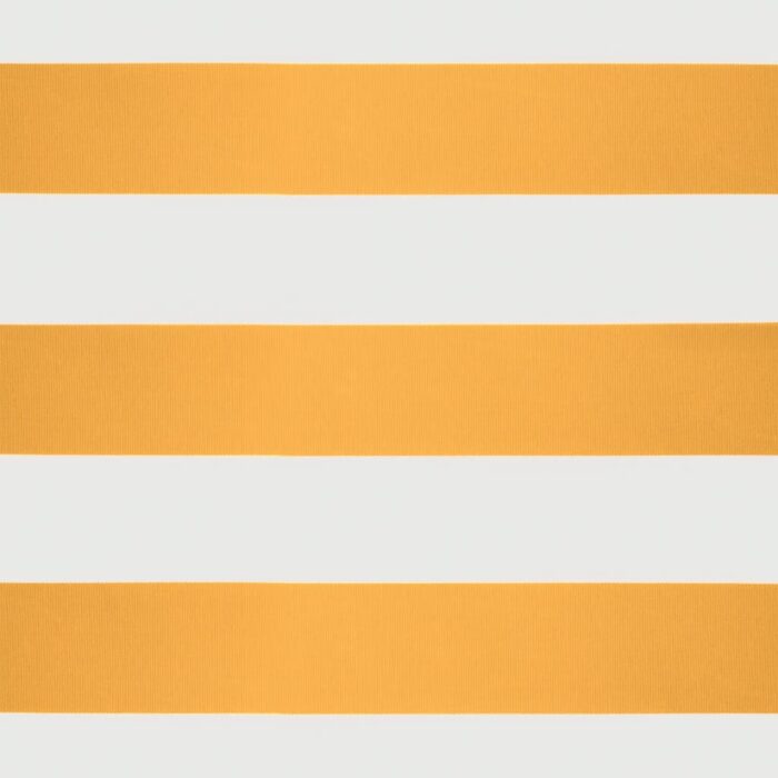 Auvent rétractable jaune et blanc 5x3 m tissu et aluminium – Image 6