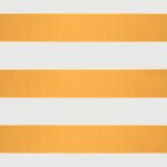 Auvent rétractable jaune et blanc 5x3 m tissu et aluminium – Image 6