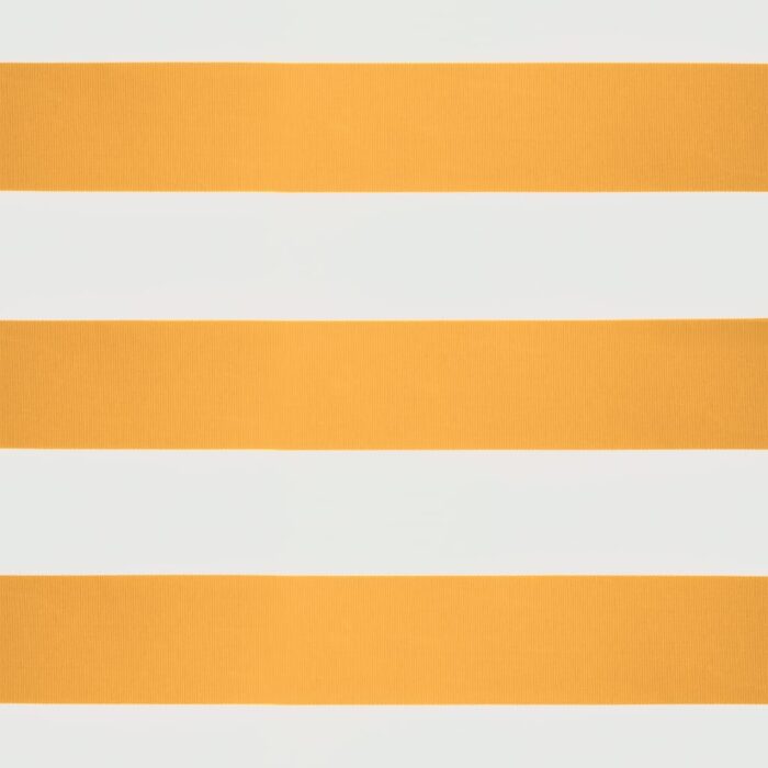 Auvent rétractable jaune et blanc 5x3 m tissu et aluminium – Image 6