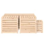 Ensemble de boîtes de jardin 4 pcs bois de pin massif – Image 5