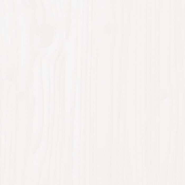 Ensemble de boîtes de jardin 4 pcs blanc bois de pin massif – Image 9