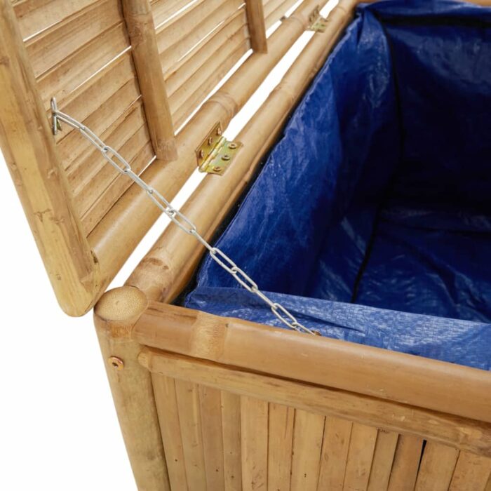 Boîte de rangement de jardin 60x52x55 cm Bambou – Image 4