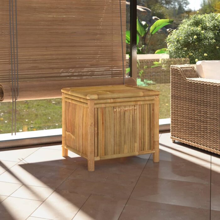 Boîte de rangement de jardin 60x52x55 cm Bambou – Image 1
