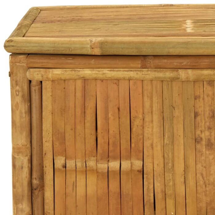 Boîte de rangement de jardin 110x52x55 cm Bambou – Image 5