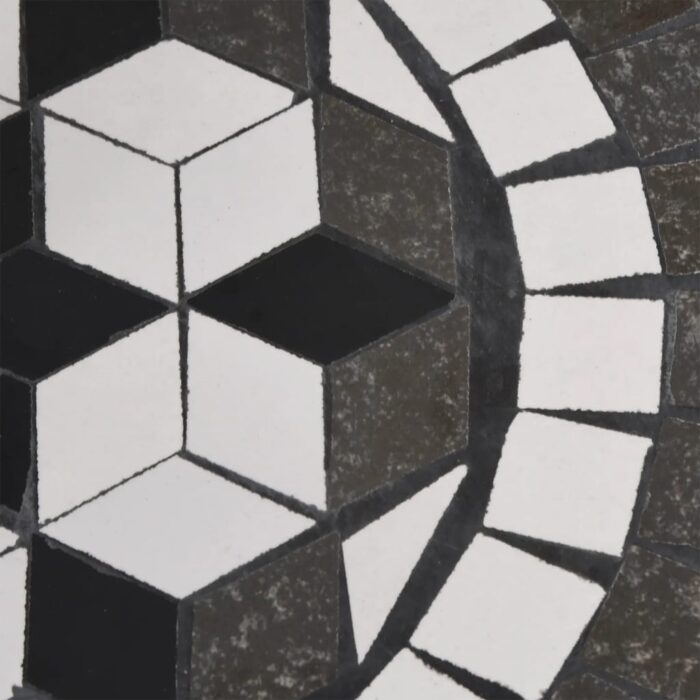 Base de parasol noir et blanc rond 12 kg – Image 5