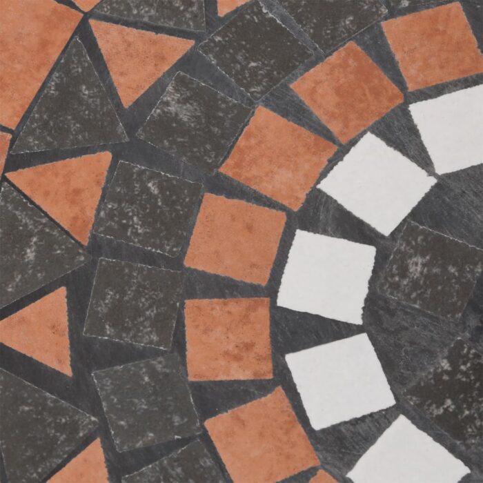 Base de parasol terre cuite et blanc rond 12 kg – Image 5