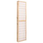 Cloison de séparation pliable 4 panneaux 160x170 cm – Image 2