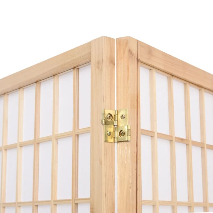 Cloison de séparation pliable 4 panneaux 160x170 cm – Image 3