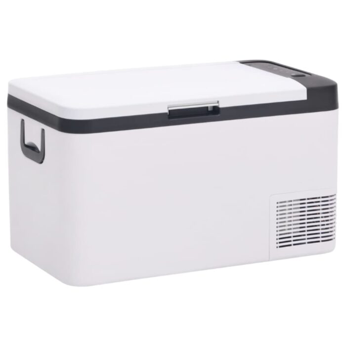 Glacière avec poignée noir et blanc 25 L PP et PE – Image 1