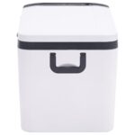 Glacière avec poignée noir et blanc 25 L PP et PE – Image 3