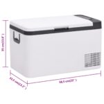 Glacière avec poignée noir et blanc 25 L PP et PE – Image 9