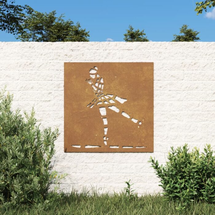 VXL8720845719333_m_en_hd_1.jpg Décoration murale jardin 55x55 cm motif de danseuse de ballet – Image 1