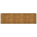 Lit surélevé de jardin 280x80x80 cm acier corten – Image 2