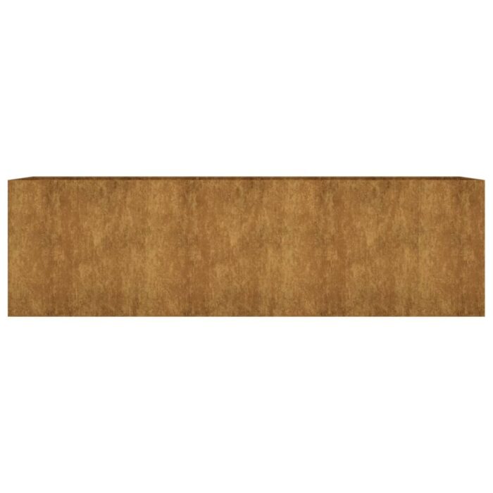 Lit surélevé de jardin 280x80x80 cm acier corten – Image 2