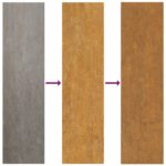 Jardinière 40x34,5x75 cm acier corten – Image 3