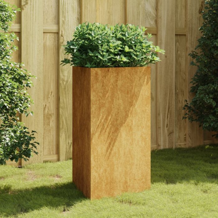Jardinière 50x43x75 cm acier corten – Image 1