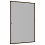 Moustiquaire pour fenêtres Marron 80x120 cm – Image 2