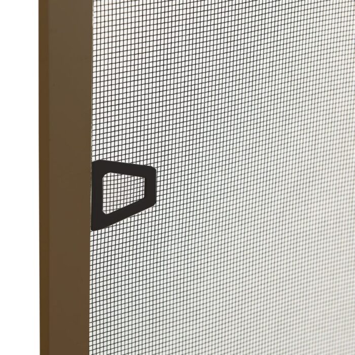 Moustiquaire pour fenêtres Marron 80x120 cm – Image 3