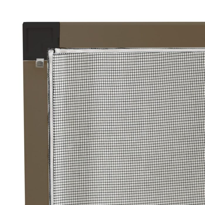 Moustiquaire pour fenêtres Marron 80x120 cm – Image 5