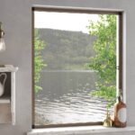 Moustiquaire pour fenêtres Marron 100x120 cm