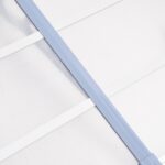 Auvent de porte Gris et transparent 122x90 cm Polycarbonate – Image 3