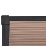 Auvent de porte Noir 199x90 cm Polycarbonate – Image 3
