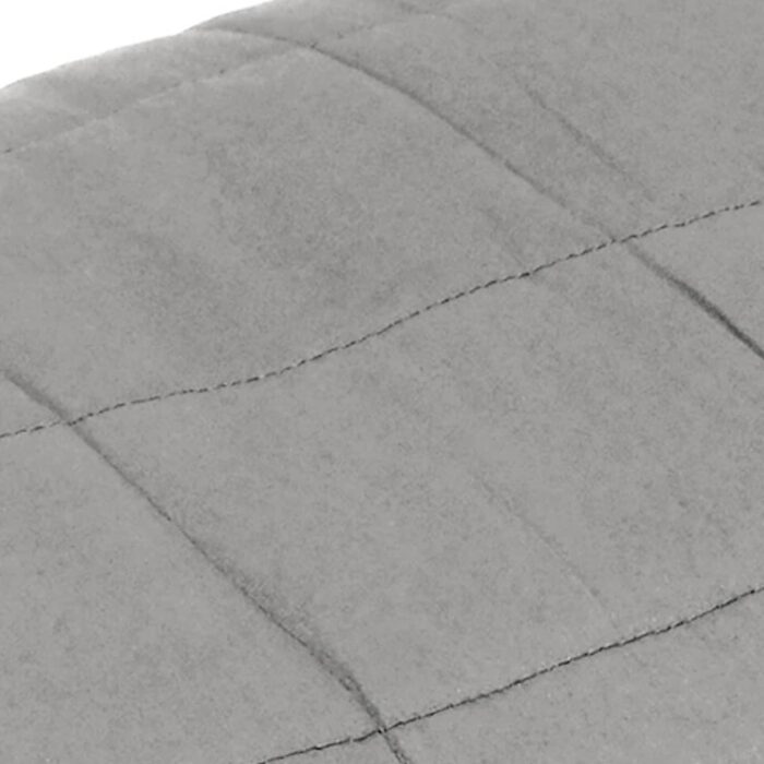 Couverture lestée Gris 122x183 cm 5 kg Tissu – Image 2