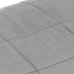 Couverture lestée Gris 135x200 cm 6 kg Tissu – Image 2