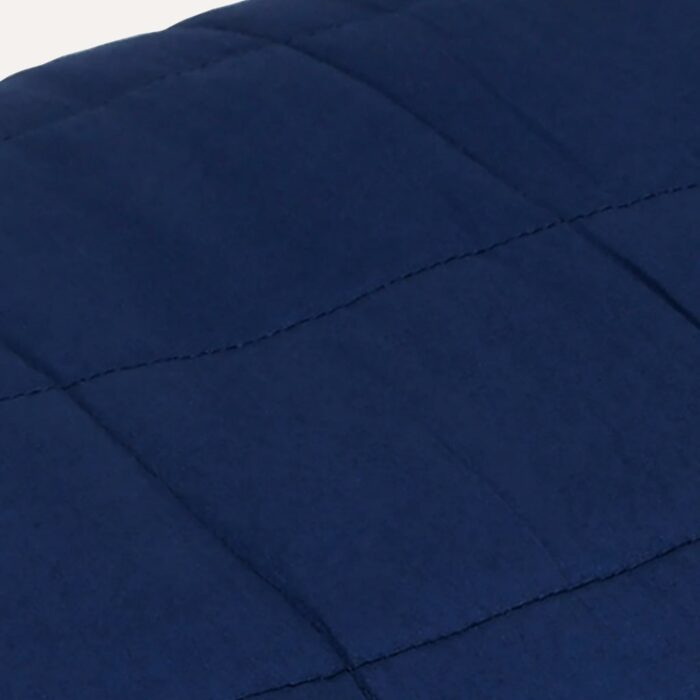 Couverture lestée Bleu 137x200 cm 10 kg Tissu – Image 2