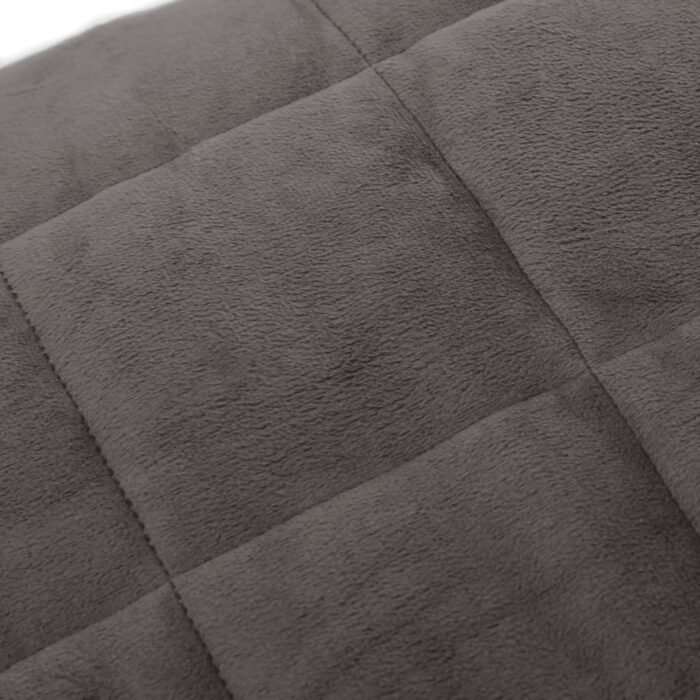 Couverture lestée Gris 135x200 cm 6 kg Tissu – Image 2