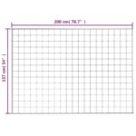 Couverture lestée Gris 137x200 cm 6 kg Tissu – Image 4