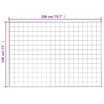 Couverture lestée Gris 140x200 cm 6 kg Tissu – Image 4