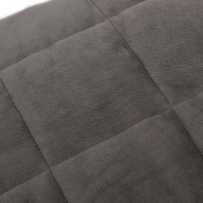 Couverture lestée Gris 135x200 cm 10 kg Tissu – Image 2