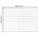 Couverture lestée Gris 140x200 cm 10 kg Tissu – Image 4