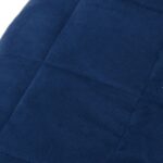 Couverture lestée Bleu 135x200 cm 6 kg Tissu – Image 2