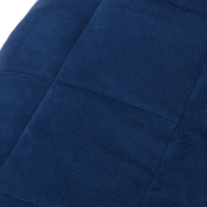 Couverture lestée Bleu 135x200 cm 6 kg Tissu – Image 2