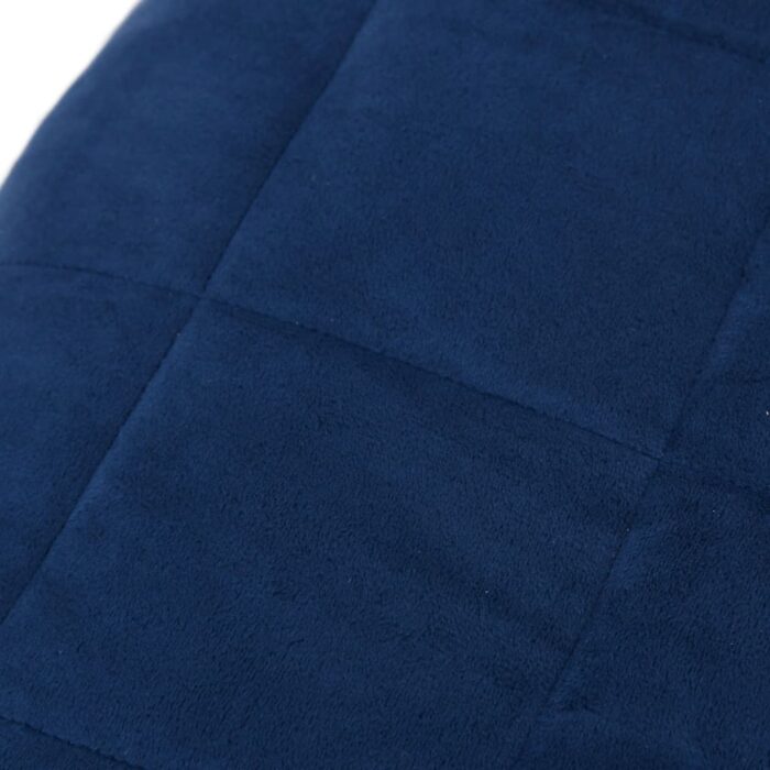 Couverture lestée Bleu 137x200 cm 6 kg Tissu – Image 2