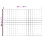 Couverture lestée Bleu 140x200 cm 10 kg Tissu – Image 4