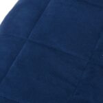 Couverture lestée Bleu 152x203 cm 7 kg Tissu – Image 2