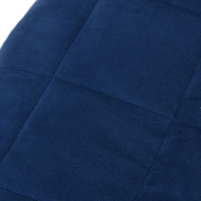 Couverture lestée Bleu 152x203 cm 7 kg Tissu – Image 2