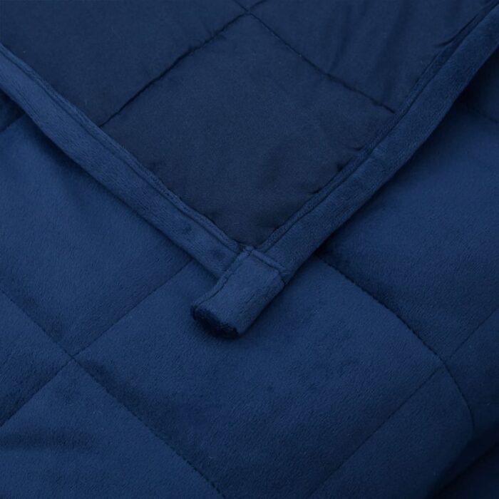 Couverture lestée Bleu 152x203 cm 7 kg Tissu – Image 3