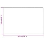 Couverture lestée avec housse Gris 122x183 cm 9 kg Tissu – Image 4