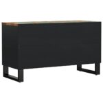 Meuble TV 80x33x46 cm bois de récupération et d'ingénierie – Image 4