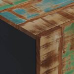 Meuble TV 80x33x46 cm bois de récupération et d'ingénierie – Image 5