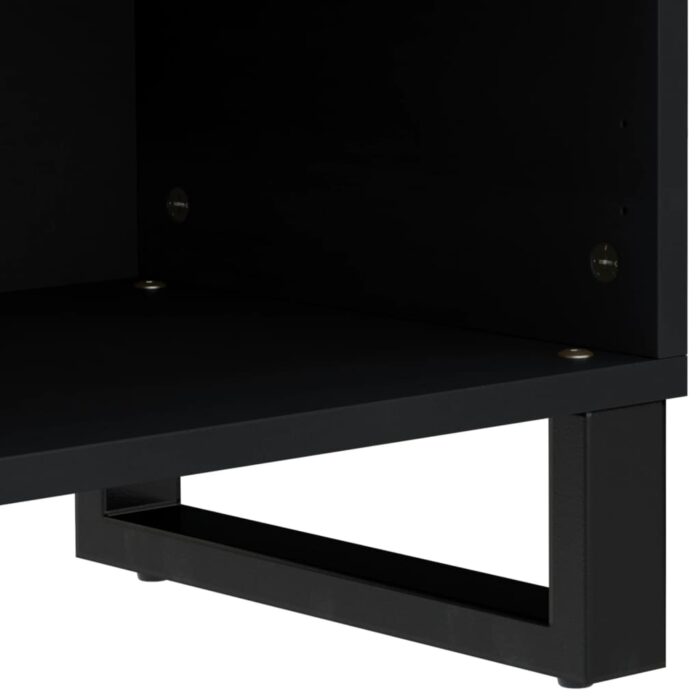 Meuble TV 80x33x46 cm bois de récupération et d'ingénierie – Image 6