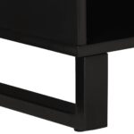 Meuble TV 100x33x46 cm bois de manguier et d'ingénierie – Image 4