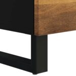 Meuble TV 100x33x46 cm bois de manguier et d'ingénierie – Image 6