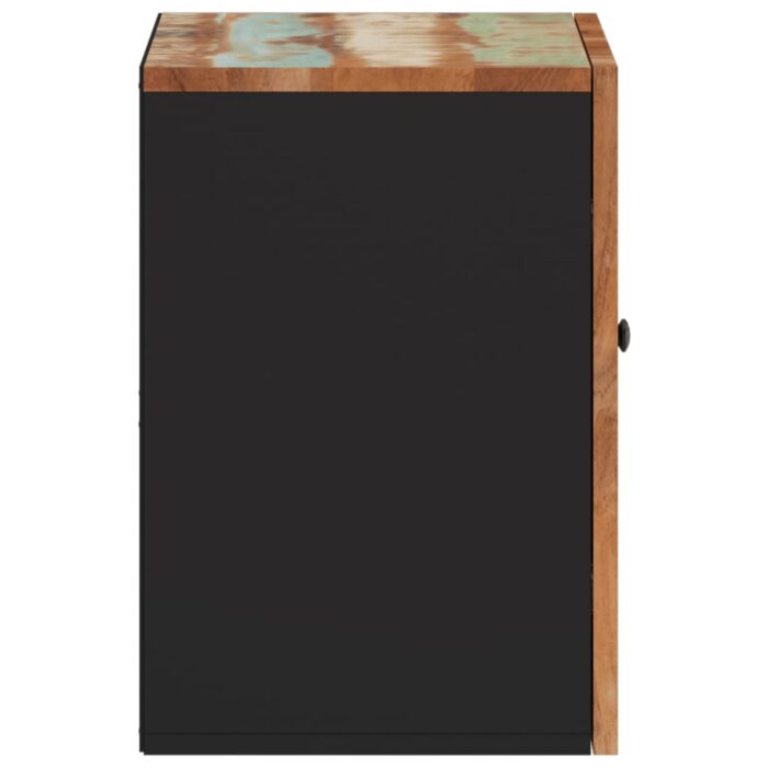Armoire de salle de bain murale 38x33x48cm bois de récupération – Image 3