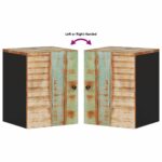 Armoire de salle de bain murale 38x33x48cm bois de récupération – Image 5